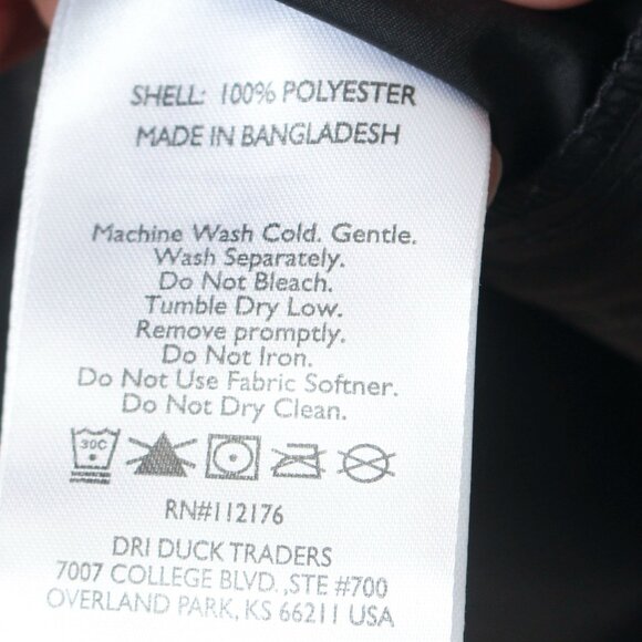 Dri-Duck River Packable Jacket Mens Medium Black Lowes Hardware + Pepsi Cola - Picture 12 of 13